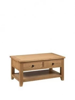 Image of Julian Bowen Astoria 2 Drawer Storage Coffee Table