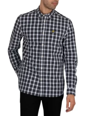 Image of Check Poplin Shirt