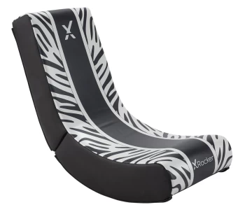 Image of X Rocker Video Rocker Junior Gaming Chair - Zebra