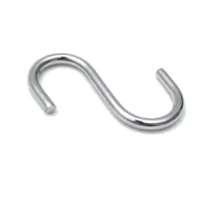 Image of Steel 'S' Hooks Kitchen Hook Meat Airer Dryer Garage Tool - Pack of 2