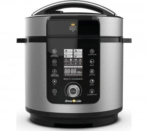 Image of Drew & Cole Pressure King Pro Digital Multi Cooker - Chrome