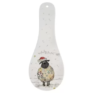 Image of Kooks Xmas Santa Sheep Spoon Rest