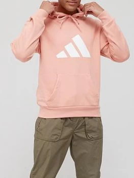 Image of adidas Future Icon Hoodie - Pink, Size S, Men