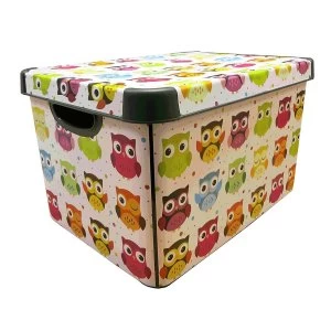 Image of Curver Owl Deco Storage Box