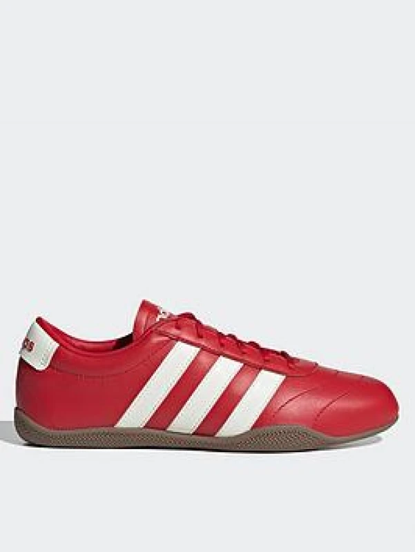 Image of adidas GRAND COURT LO womens Shoes (Trainers) in Red