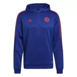 Image of adidas FC Bayern Munich Track Hoodie Mens - Blue