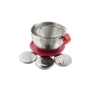 Image of Bakehouse & Co Stainless Steel Multi Use Mixing Bowl With Sieve and 3 Grating Attachments