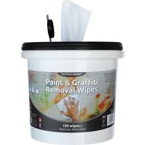 Image of Paint Graffiti Remover Wipes Pack of 150