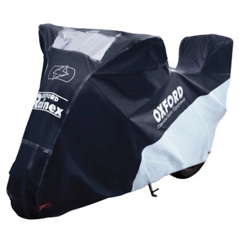 Image of Oxford Rainex Topbox, motorbike cover waterproof , color: Black/Grey , size: S