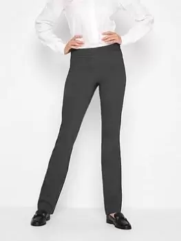 Image of Long Tall Sally Bi Stretch Bootcut Trouser 34" - Grey, Size 10, Inside Leg 38, Women