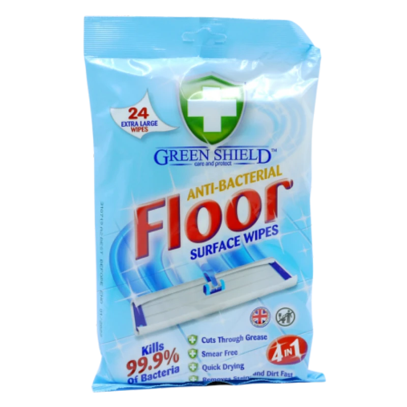 Image of Green Shield Anti-Bacterial Floor Cloths - 24 pcs 266488