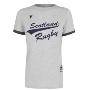 Image of Macron Cotton T Shirt Ladies - Grey