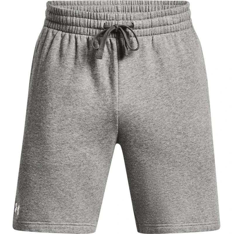 Image of Under Armour UA Rival Fleece Shorts Mens Pitch Grey male S