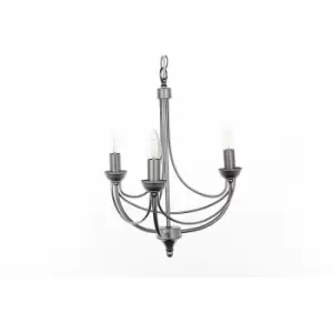 Image of Impex Cirrus Natural 3 Arm Chandelier
