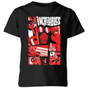 Image of The Incredibles 2 Poster Kids T-Shirt - Black - 7-8 Years