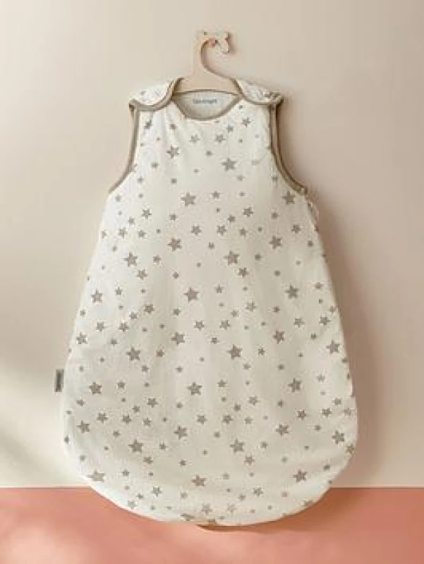 Image of Silentnight Safe Nights 2.5 Tog Baby Sleep Bag, 6-18 Months, Grey Stars