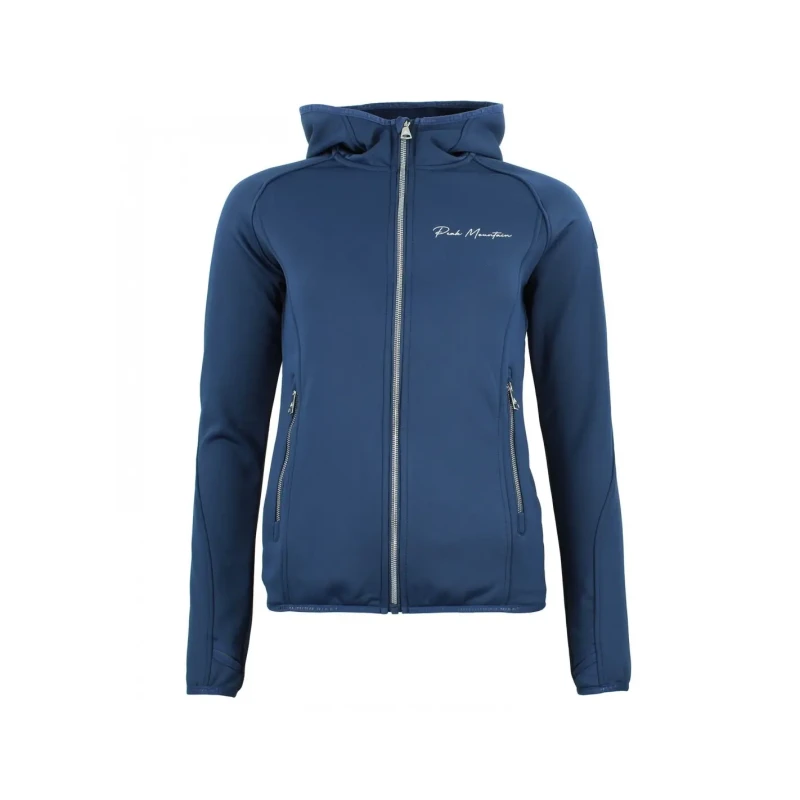 Image of Womens jacket Peak Mountain Polarshel Acampowz Bleu Female S