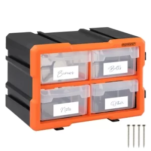 Image of Small Parts Storage Box 29.5x16x19.5cm with 8 Boxes