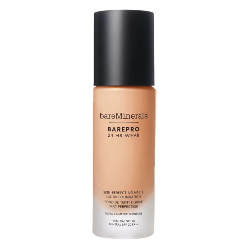 Image of bareMinerals Barepro 24Hr Matte Comfort Liquid Foundation Mineral Spf20 30ml (various shades) - Light 21 Warm