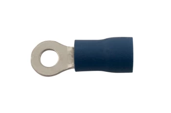 Image of Blue Ring Terminal 6.4mm Pk 100 Connect 30185