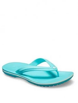 Image of Crocs Crocband Flip Uni Flip Flops - Blue, Size 7, Women