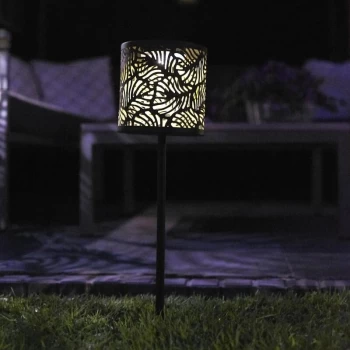 Image of Solar LED Garden Stick Light Forest - Black - Luxform