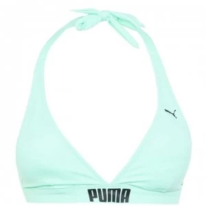 Image of Puma Halterneck Bikini Top - Green