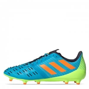 Image of adidas Predator Malice Control FG Rugby Boots - Cyan/Oran/Green