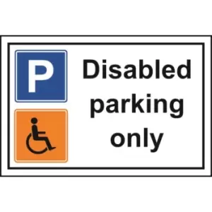 Image of Disabled Parking Only - PYC (300 X 200MM)
