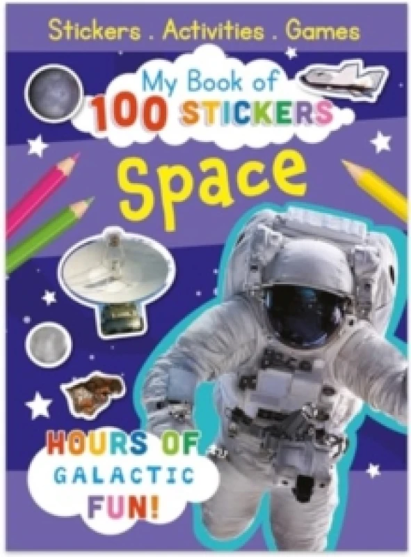 Image of My Book of 100 Stickers: Space Paperback / softback