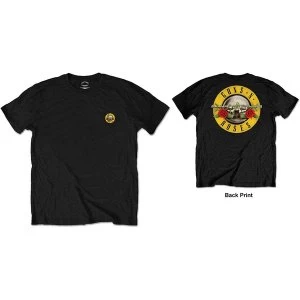 Image of Guns N' Roses - Classic Logo Mens Large T-Shirt - Black