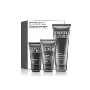 Image of Clinique Daily Oil-Free Hydration Skincare Set for Men - None