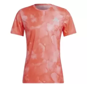 Image of adidas Print T Shirt Mens - Pink