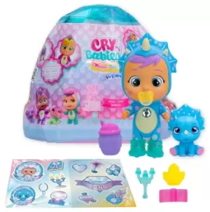 Image of Cry Babies Magic Tears Icy World Dino Doll Collection - 13cm