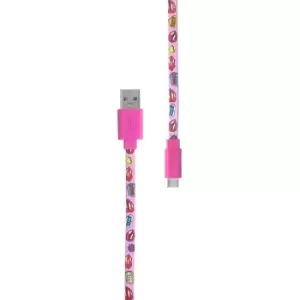 Image of Pop Power Kissing Lips Micro USB Cable