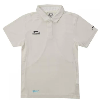 Image of Slazenger Aero Cricket Shirt Juniors - White