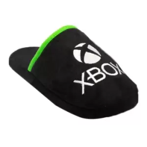 Image of Xbox Mens Slippers (9 UK-10 UK) (Black/White)
