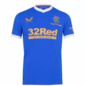 Image of Castore Rangers Home Shirt 2021 2022 - Blue