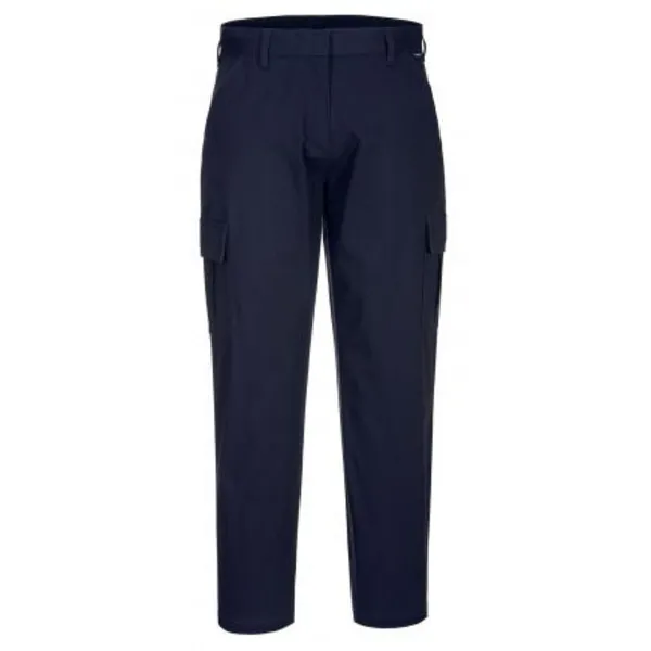 Image of Portwest Womens Stretch Cargo Trousers S233DNR40 Colour: Dark Navy
