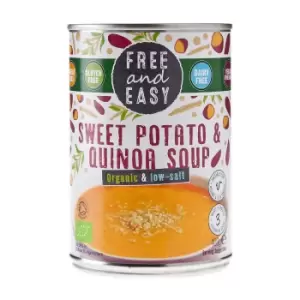 Image of Free & Easy Low Salt Sweet Potato & Quinoa Soup 400g