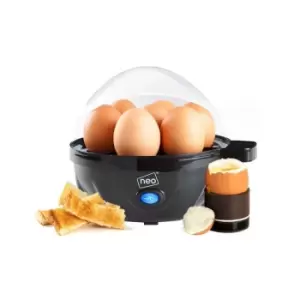 Image of Neo 3-in-1 Electric Egg Boiler Poacher and Steamer - Black