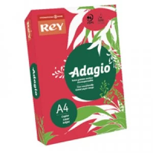 Image of Adagio Intense Red A4 Coloured Card 160gsm Pack of 250 201.1226