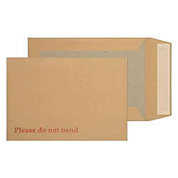 Image of Purely Board Back Envelopes C5++ Peel & Seal 240 x 165mm Plain 120 gsm Manilla Pack of 125