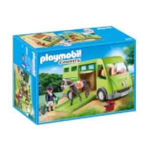 Image of Playmobil Country Horse Box with Opening Side Door (6928)