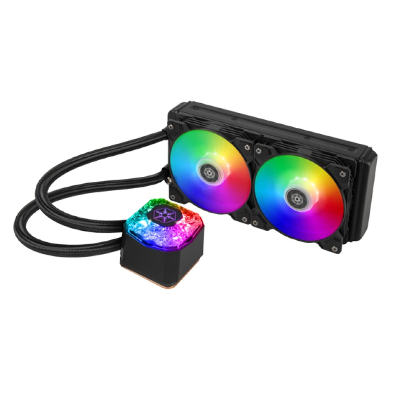 Image of Silverstone IceGem 240P Processor All-in-One liquid cooler 12 cm