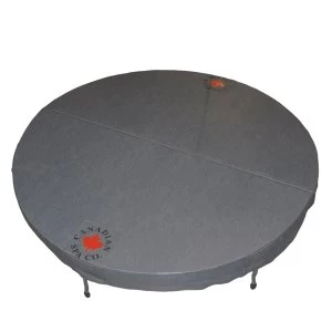 Image of Canadian Spa Round Hot Tub Cover - Grey 203cm