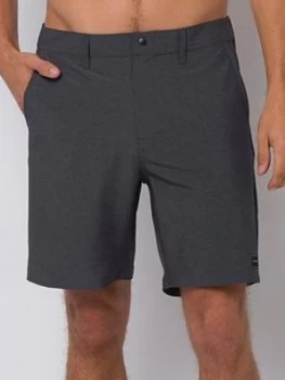 Image of Animal Darwin Twill Shorts - Asphalt Grey
