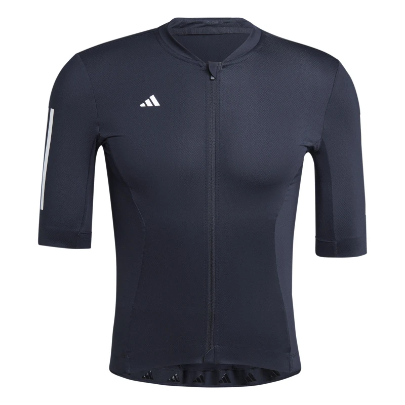 Image of adidas Mens Short Sleeve Cycling Jersey Black male XS