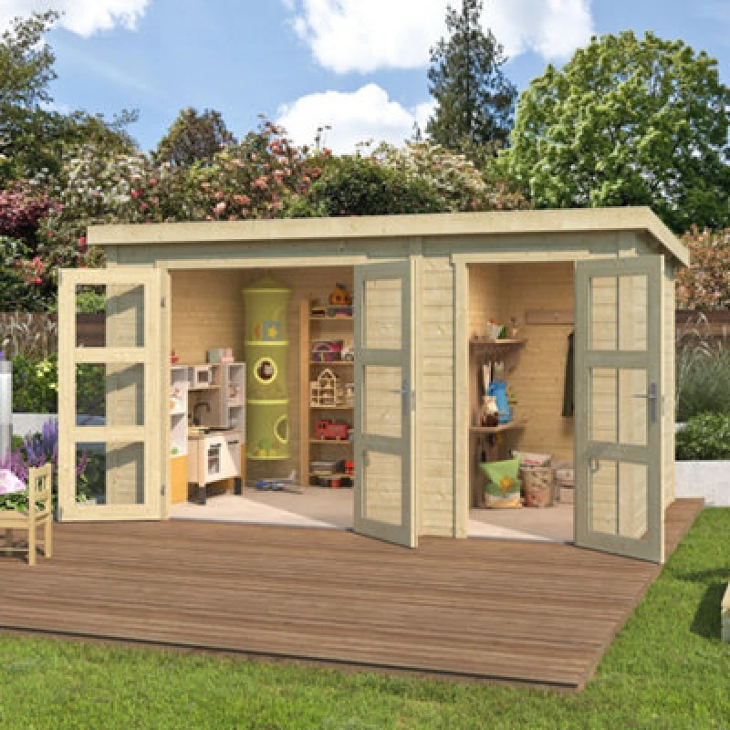 Image of Lasita Maja Lasita Osland Zambezi Xl With Side Store - 3.8M X 2.4M - Summer House Two Rooms