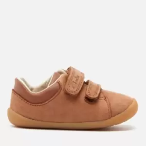 Image of Clarks Roamer Craft Toddler Everyday Shoes - Tan Leather - UK 3 Baby